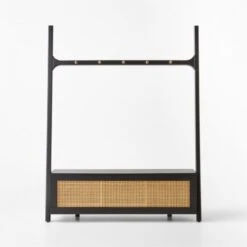 Mahogany Black Hall Tree -Optimal Furniture Store MahoganyBlkHallTreeSSF22