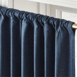 Mali Sea Storm Silk Viscose Window Curtain Panel 48''x84'' -Optimal Furniture Store MaliSilkSeaStorm96PanelAVSHS23