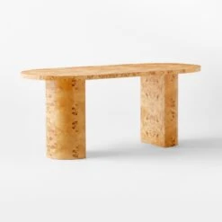 Marisa Burl Wood Desk 70'' -Optimal Furniture Store MarisaBurlwoodDeskLrg3QSSS23