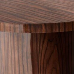 Marisa High-Gloss Walnut Wood Desk 70'' -Optimal Furniture Store MarisaHiGlossDeskLrgAVSSS23