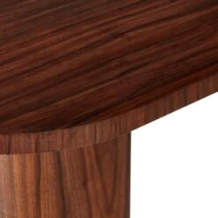 Marisa High-Gloss Walnut Wood Desk 60'' -Optimal Furniture Store MarisaHiGlossWalnutDeskAVSSF22
