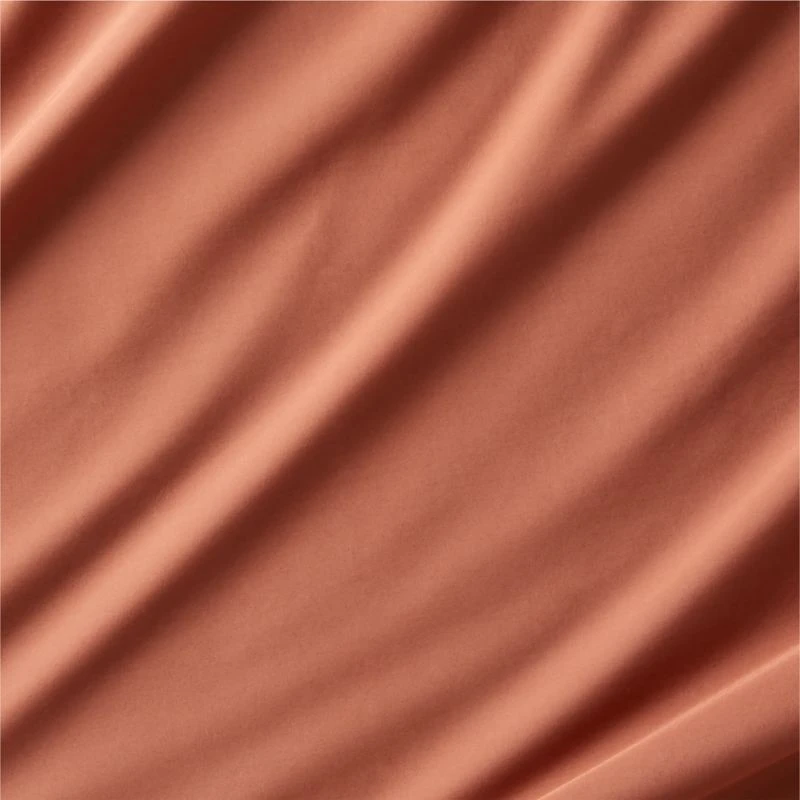 Marisal Organic Cotton 400 Thread Count Percale Chesnut Brown Sheet Set 2 Marisal Organic Cotton 400 Thread Count Percale Chesnut Brown Sheet Set - Image 2