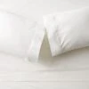 Marisal Organic Cotton 400 Thread Count Percale White Sheet Set