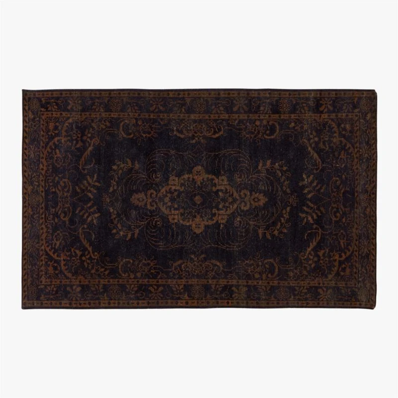 Marlowe Handknotted Black And Red Area Rug 5'x8' 1 Marlowe Handknotted Black And Red Area Rug 5'x8'