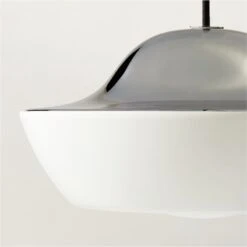 Materia Ivory Dome Pendant Light -Optimal Furniture Store MateriaIvoryPendantAVSHF22