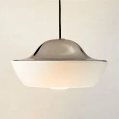 Materia Ivory Dome Pendant Light -Optimal Furniture Store MateriaIvoryPendantROF22