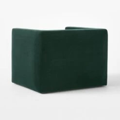 Matra Deep Teal Velvet Lounge Chair -Optimal Furniture Store MatraGreenVelvetChair3QBSSF22