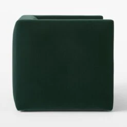 Matra Deep Teal Velvet Lounge Chair -Optimal Furniture Store MatraGreenVelvetChairSDSSF22