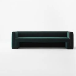 Matra Deep Teal Velvet Sofa -Optimal Furniture Store MatraGreenVelvetSofaSOSSF22