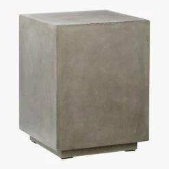 Matter Grey Cement Square Side Table -Optimal Furniture Store MatterGryCementSideTbl3QS20