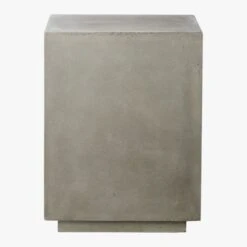 Matter Grey Cement Square Side Table -Optimal Furniture Store MatterGryCementSideTblSOS20