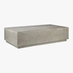 Matter Grey Cement Rectangle Coffee Table -Optimal Furniture Store MatterGryRectCoffeeTbl3QS20