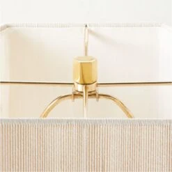 Maya White Ebonized Oak Wood Table Lamp -Optimal Furniture Store MayaEbnzdWhtOakTableLampAV2SHS23