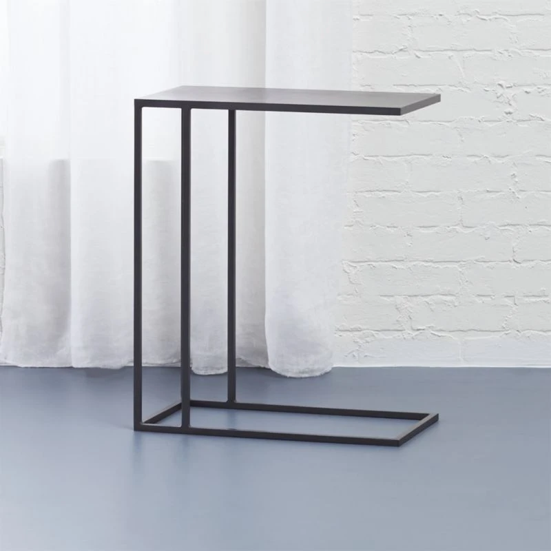 Mill Black Metal C Side Table 1 Mill Black Metal C Side Table