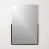 Mimi Rectangular Black Wall Mirror 24"x36"