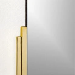 Mimi Rectangular Polished Brass Wall Mirror 24"x36" -Optimal Furniture Store MimiPldBsWllMrr24x36inAV2SHS22