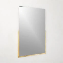 Mimi Rectangular Polished Brass Wall Mirror 24"x36" -Optimal Furniture Store MimiPldBsWllMrr24x36inAVSHS22