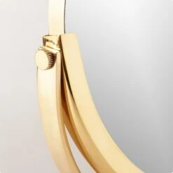 Mimi Rotating Polished Brass Vanity Mirror -Optimal Furniture Store MimiRttgPldBrsVntyMirrorAVSHS22