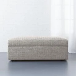 Movie Fabric Storage Ottoman