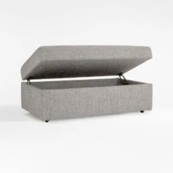 Movie Fabric Storage Ottoman 8 Movie Fabric Storage Ottoman -Optimal Furniture Store MovieStrgOtmnFeltGreyAVSSF21