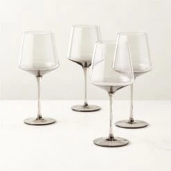 Muse Smoked White Wine Glass Set Of 4