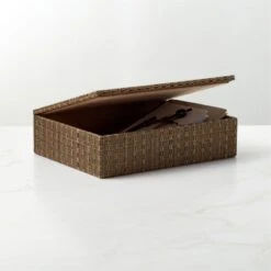 Allister Natural Storage Box Medium 6 Allister Natural Storage Box Medium -Optimal Furniture Store NaturalSdStorageBoxMdmROF23