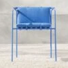 Navene Blue Outdoor Dining Armchair