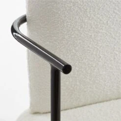 Neli White Boucle Office Chair -Optimal Furniture Store NeliWhtBclOfficeChairAVSSF22