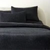 Nett Organic Cotton Black Duvet Cover And Shams