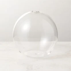 Everlasting Neva Round Glass Taper Candle Holder