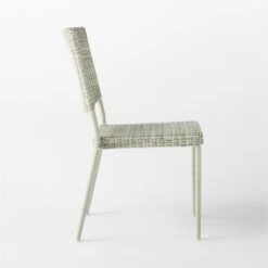 Nino Ivory Rattan Stacking Outdoor Dining Chair -Optimal Furniture Store NinoDiningChairSDSSS23