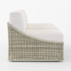 Nino Ivory Rattan Outdoor Sofa With Ivory Boucle Sunbrella® Cushions -Optimal Furniture Store NinoSofaSDSSS23