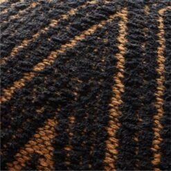 Onca Black Throw Pillow With Down-Alternative Insert 23" -Optimal Furniture Store OncaPillow23x23inAV2SSF21