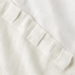 White Linen Openweave Window Curtain Panel 48''x84'' -Optimal Furniture Store OpnwvWhtLn96CurtainPnlAV3SHS23
