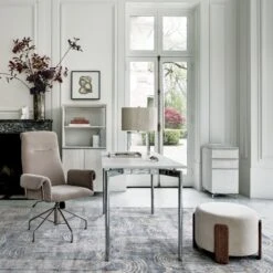 Oracle Modular White Wood Bookcase -Optimal Furniture Store OracleBleachedAshModularAG21 1x1