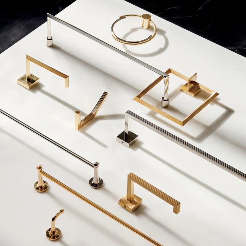 Blaine Brushed Brass Wall Mount Toilet Paper Holder 5 Blaine Brushed Brass Wall Mount Toilet Paper Holder - Image 5