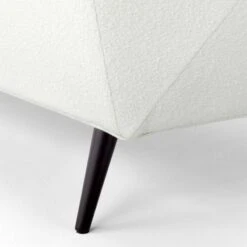 Origami Ivory Boucle Sofa -Optimal Furniture Store OrigamiIvoryVlvtSofaAVSSF22