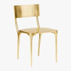 Oro Gold Outdoor Dining Chair -Optimal Furniture Store OroGoldDiningChair3QFS19