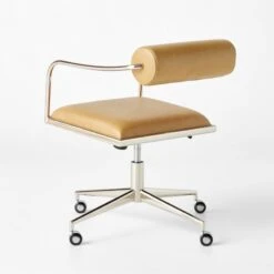 Orsen Saddle Leather Office Chair -Optimal Furniture Store OrsenSddlLthrOfficeChr3QBSSF22