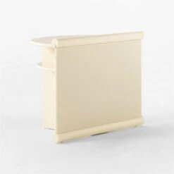 Osoppo Ivory Lacquered Nightstand -Optimal Furniture Store OsoppoIvoryNightstand3QBSSF22