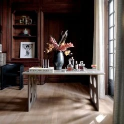 Theron Clear Acrylic Tray -Optimal Furniture Store OttoGreyConcreteDeskJN21 1x1 1