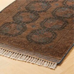 Pascala Moroccan Hand-Knotted Copper Wool Runner Rug 2.5'x8' -Optimal Furniture Store PascalaHdkdNZWlCprRnnr2p5x8ROS23