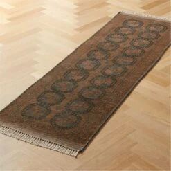 Pascala Moroccan Hand-Knotted Copper Wool Runner Rug 2.5'x8' -Optimal Furniture Store PascalaHdkdNZWlCprRnnr2p5x8SHS23