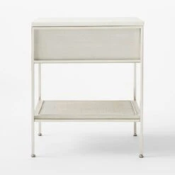 Connoisseur 2-Drawer White Oak Wood Nightstand With Marble Top Model 8714 14 Connoisseur 2-Drawer White Oak Wood Nightstand With Marble Top Model 8714 -Optimal Furniture Store PaulMccobb8714WWCnNtstdSDSSS22