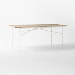 Pavilion Ivory Metal Outdoor Dining Table With Travertine Top Model 6141 -Optimal Furniture Store Pavilion6141IvDnTbWTrvTp3QSSS22