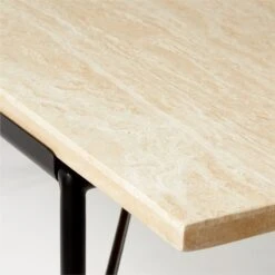 Pavilion Travertine Outdoor Dining Table Model 6141 -Optimal Furniture Store Pavilion6141TrvrtnDngTblAVSSS21