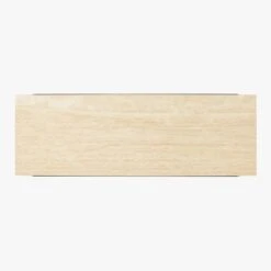 Large Pavilion Travertine Outdoor Dining Table Model 6142 -Optimal Furniture Store Pavilion6142LgTrvtDngTblTOPSSS21