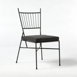 Pavilion Dining Chair With Grey Sunbrella ® Cushion Model 6350 Set Of 4 -Optimal Furniture Store Pavilion6150GrArmlssDnCh3QSSS21