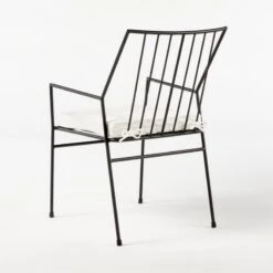 Pavilion Dining Armchair With Ivory Sunbrella ® Cushion Model 6470 Set Of 2 -Optimal Furniture Store Pavilion6470IvyDiningChr3QBSSS21 1