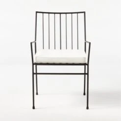 Pavilion Dining Armchair With Ivory Sunbrella ® Cushion Model 6470 Set Of 4 -Optimal Furniture Store Pavilion6470IvyDiningChrSOSSS21